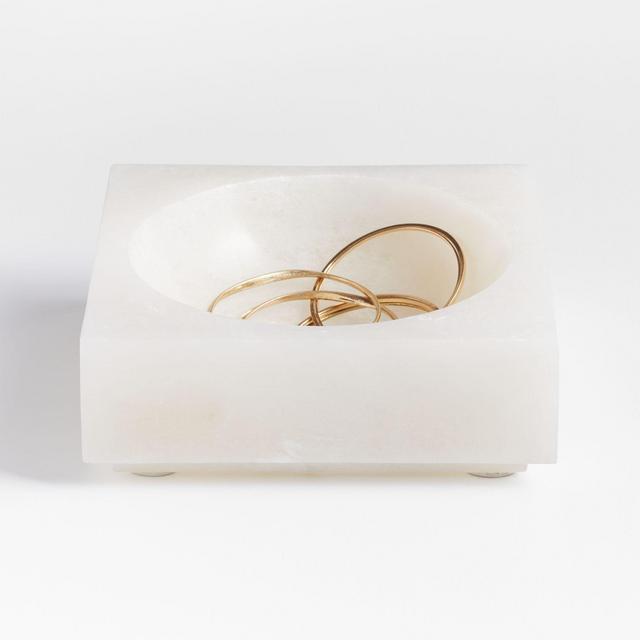 Rosa Alabaster Catch-All by Athena Calderone