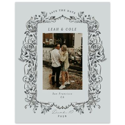 Blue Sage Mist Wedding Digital Save the Date - Fenwick Photo