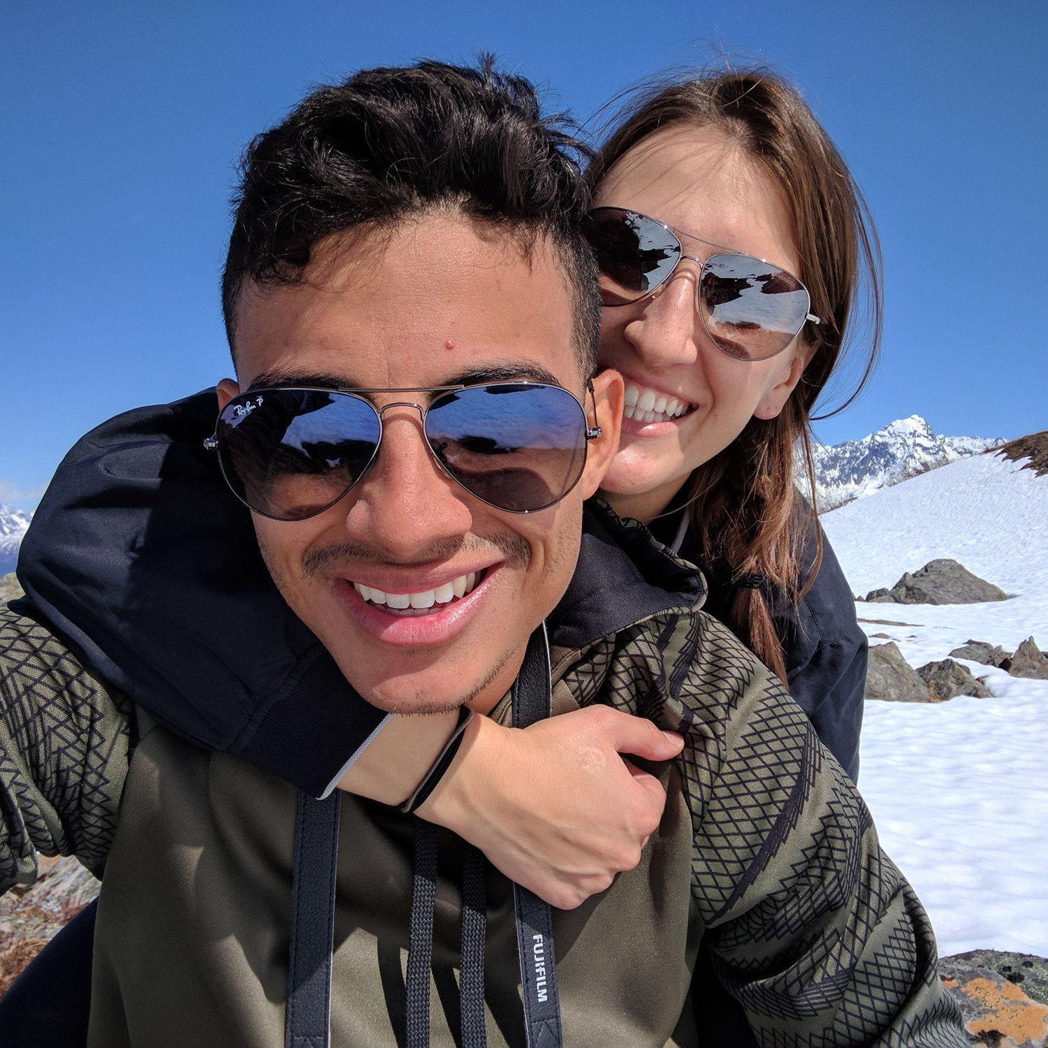 Andres' first trip to Alaska!
