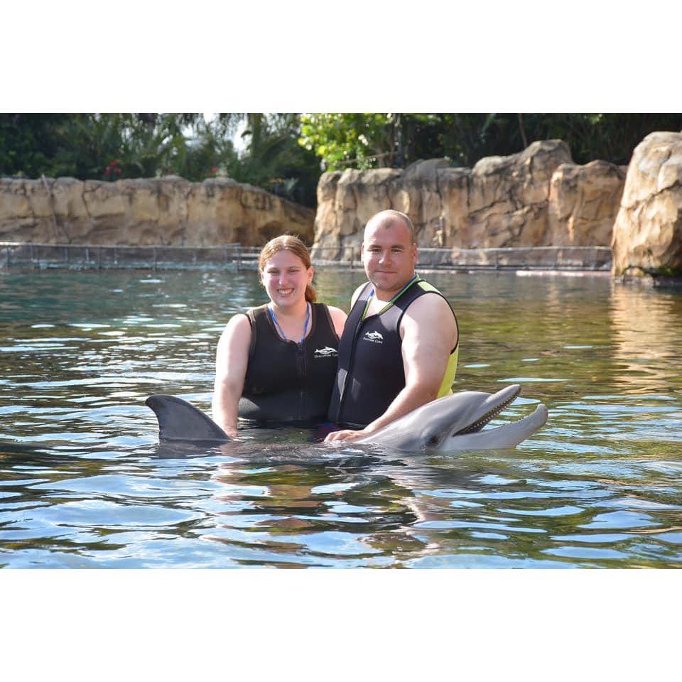 First real vacation together at Discovery Cove in Orlando