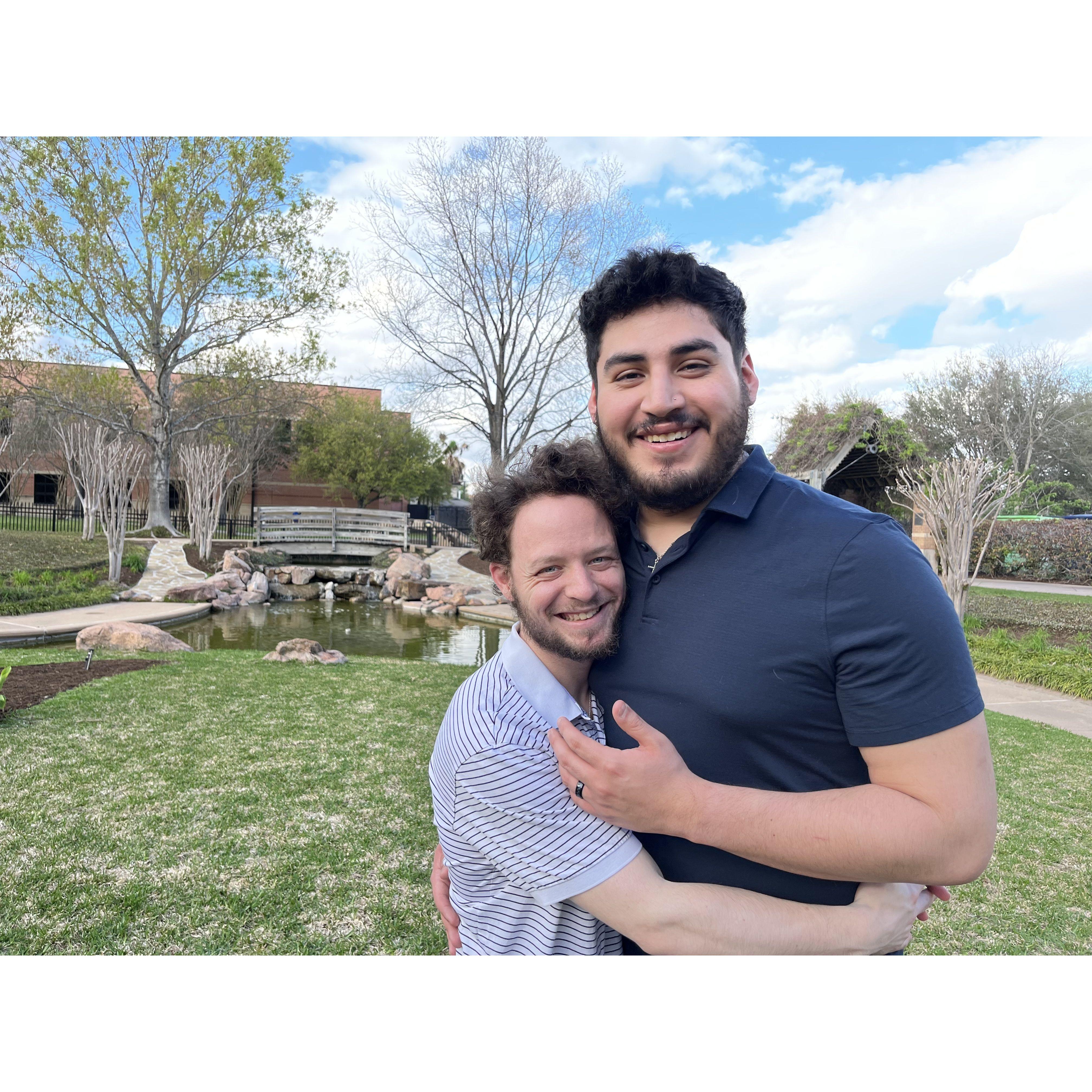 The day of our Engagement