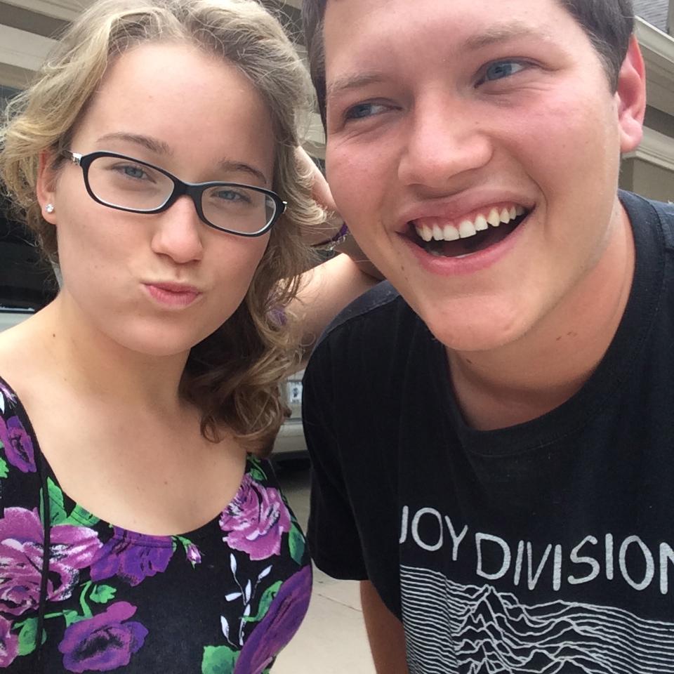 Summer selfies in the driveway!