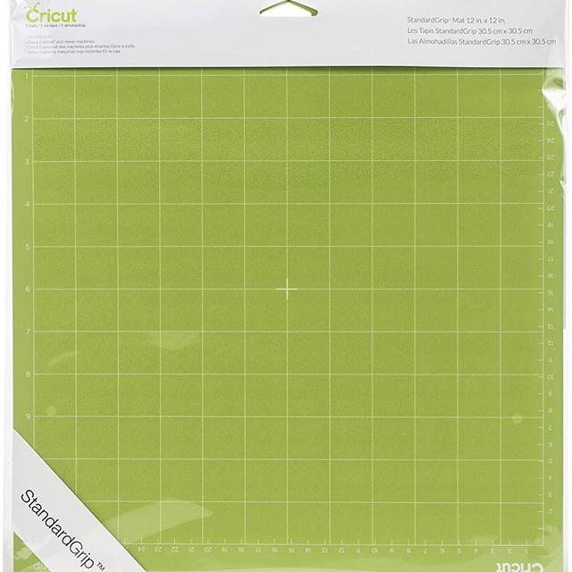 Cricut Standard Grip, 12"x12", 2 Mats, Green