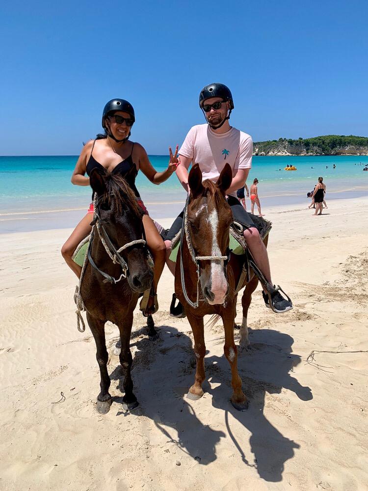 Dominican Republic horseback riding. I was in pain for the rest of the week- worth it!