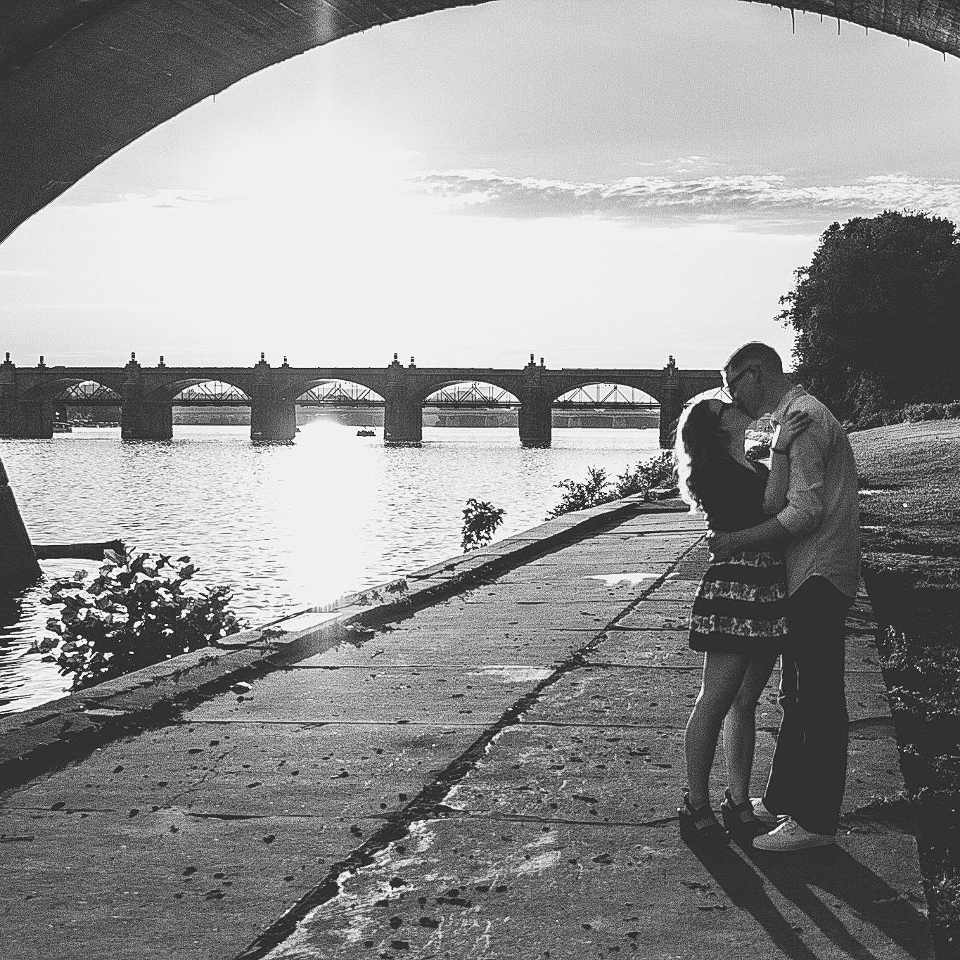It was along riverfront park that Tyler said "I love you" for the first time.