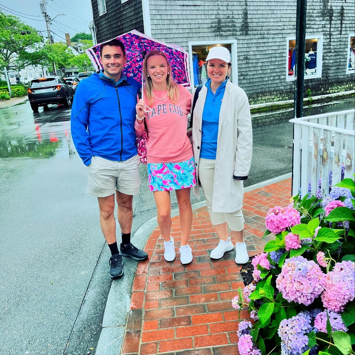 Us with my sister Robbie in Martha’s Vineyard :)