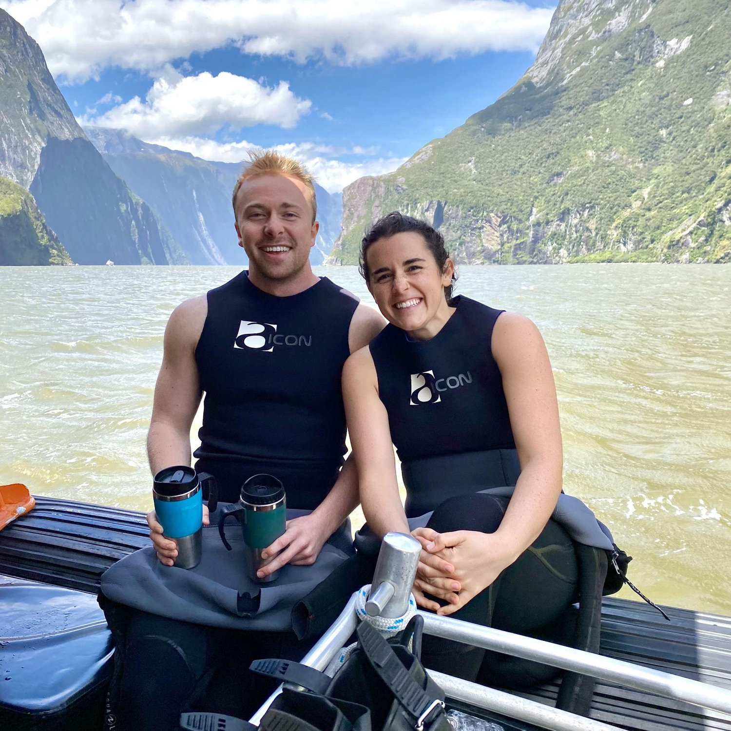 scuba diving in Milford Sound, New Zealand
