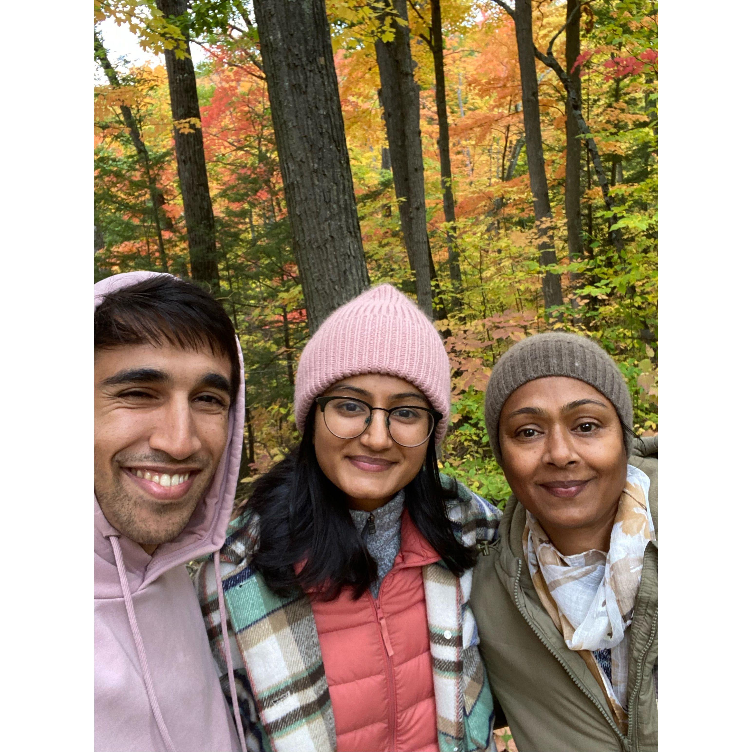 The three hiking musketeers!! Terra Cotta Conservation is our second home