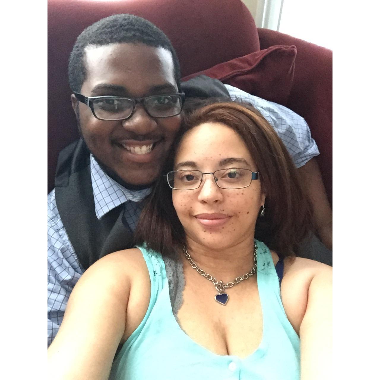 A random selfie we decided to take.