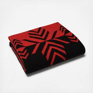 Vermillion Mirror Wool Throw