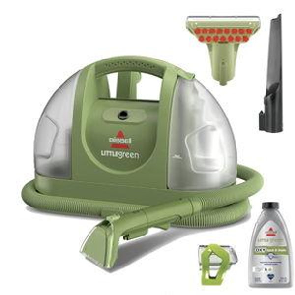 BISSELL Little Green Multi-Purpose Portable Carpet and Upholstery Cleaner, Car and Auto Detailer, with Exclusive Specialty Tools, Green, 1400B