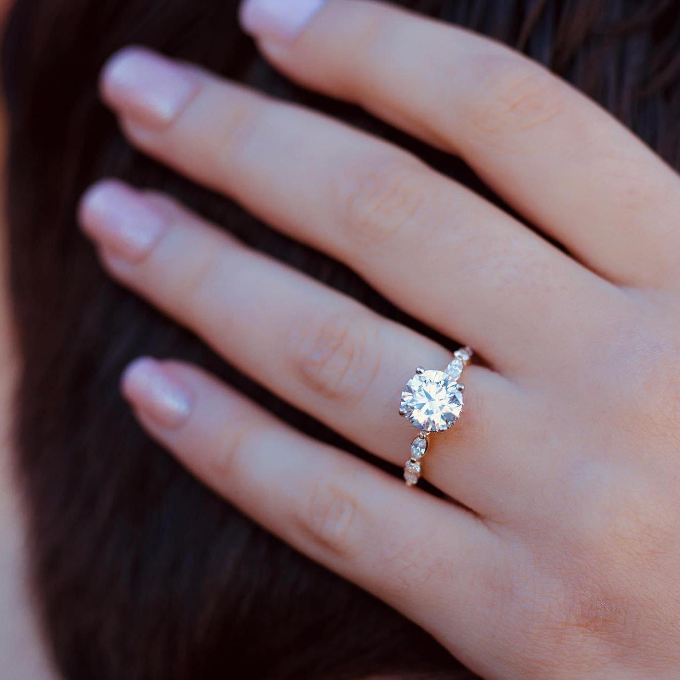 Rosie's beautiful engagement ring