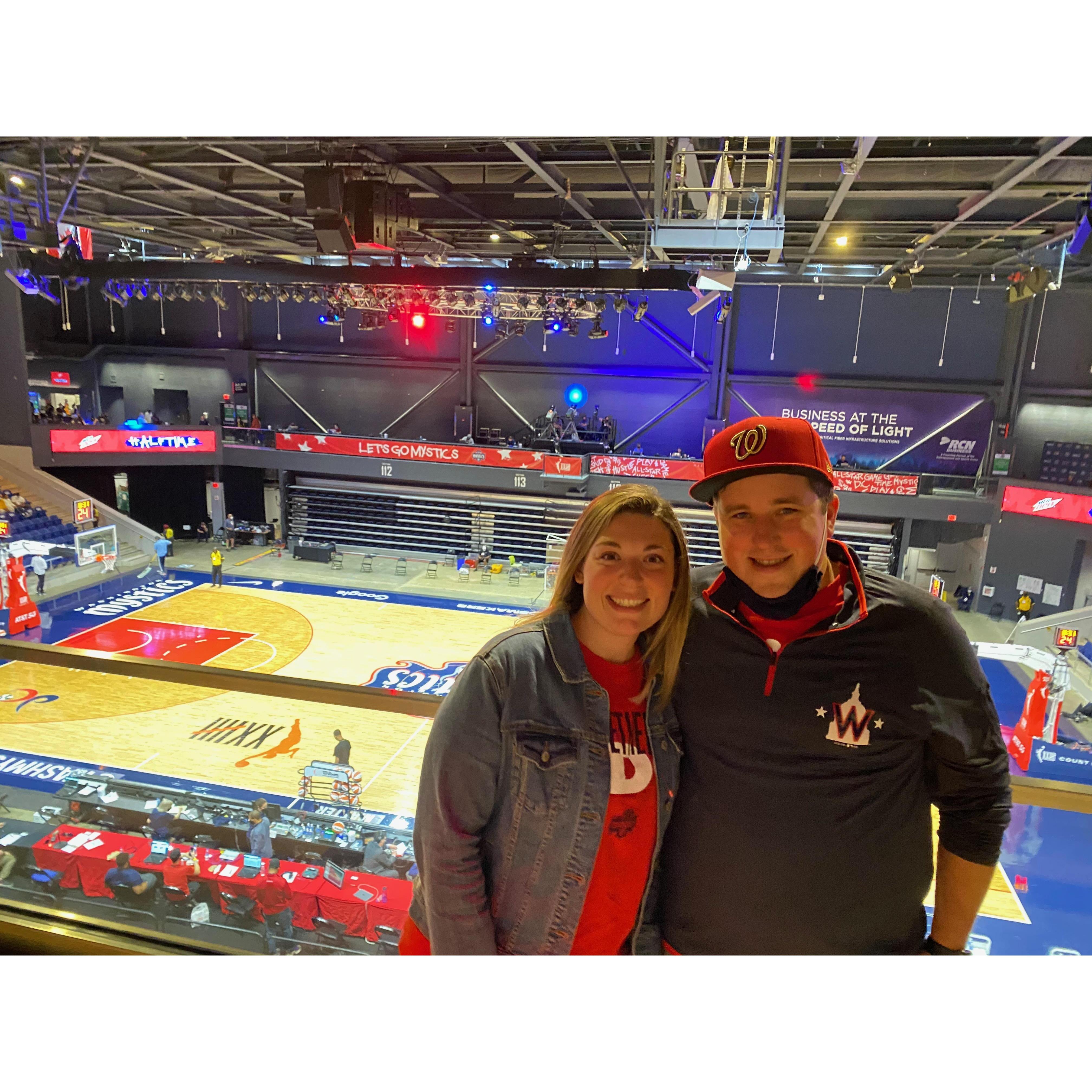 Our first ever sporting event!