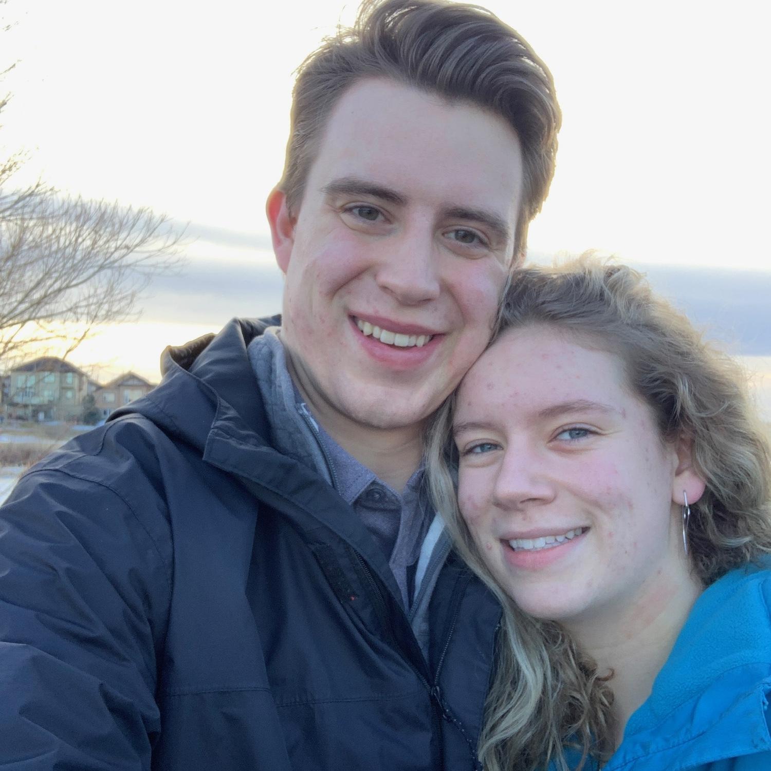 Long walks around Okotoks together 🩵