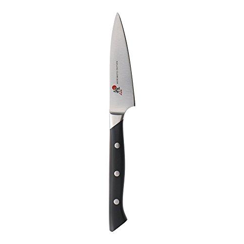 Miyabi 34100-093 Morimoto Edition Paring Knife, 3.5-inch, Black w/Red Accent/Stainless Steel
