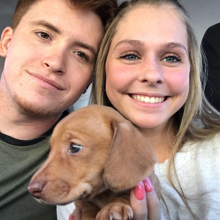 This is our first dog we got together - Clover Belle!