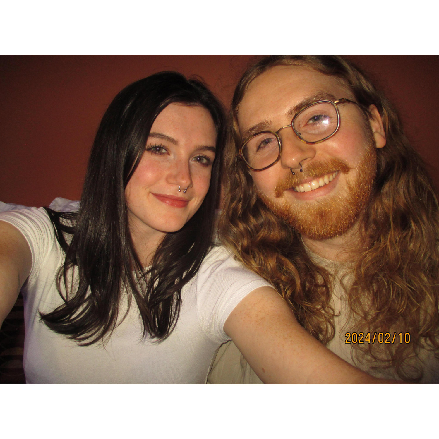 Many date nights together, this one at the bowling alley-- Feb 2024.