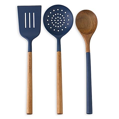 kate spade new york All in Good Taste™ 3-Piece Kitchen Utensils Set in Navy