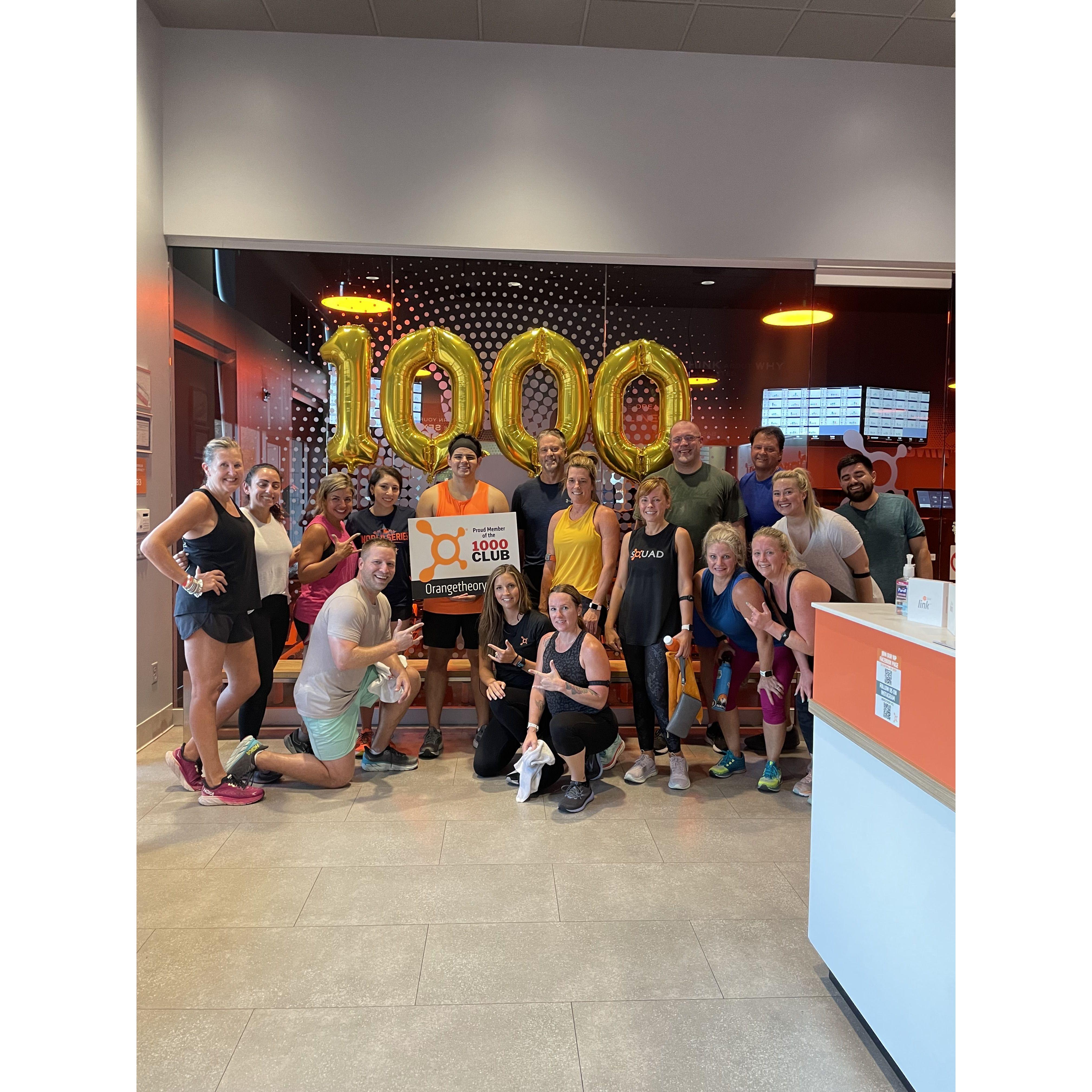 Santi's 1000th OTF Class - 2022