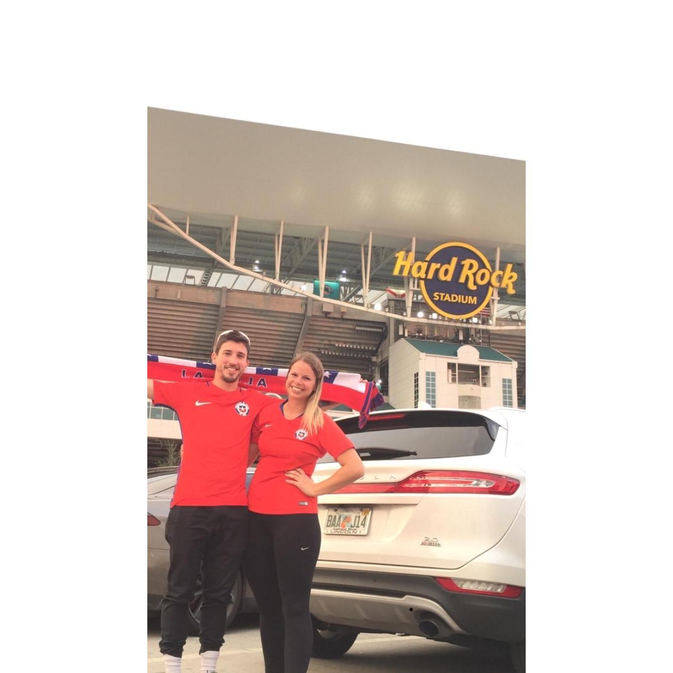 Chile vs. Peru game in Miami, FL