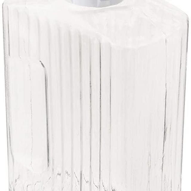 Anchor Hocking Glass Bistro Pitcher with White Stopper, 64-Ounce, Clear