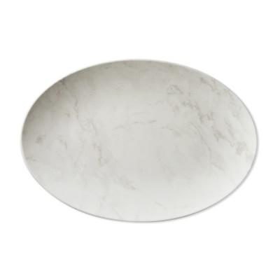 Marble Melamine Oval Platter
