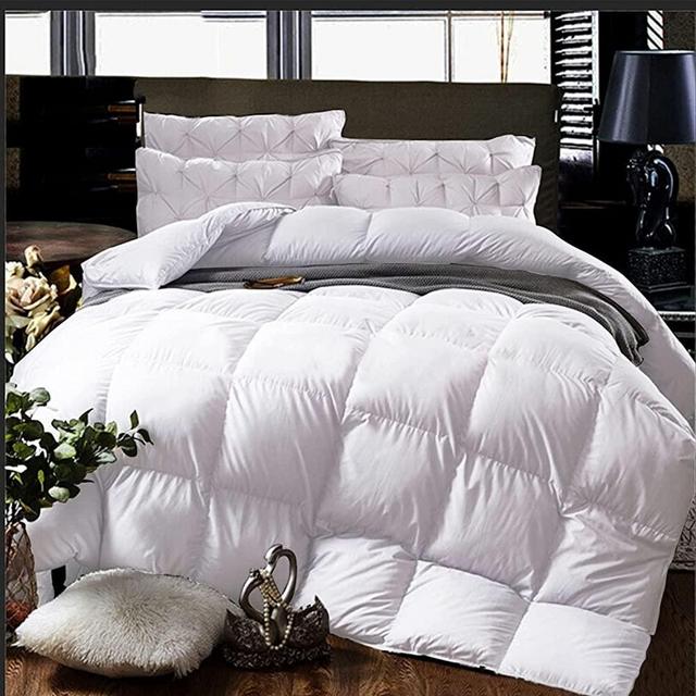 Cheeerrrs White Down Alternative Comforter Lightweight Bedding Comforters All Season-Duvet Insert Comforter with Coner Tabs-Oversized King(112x98 inches)