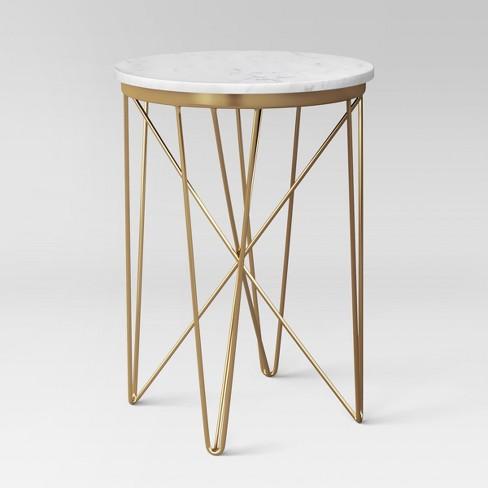 Marble Top Round Table Gold - Project 62™