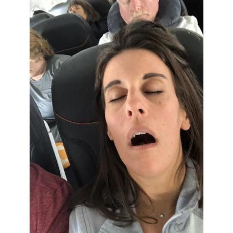 Geeze, leave some oxygen for the rest of the people on the flight...GOTCHA!
