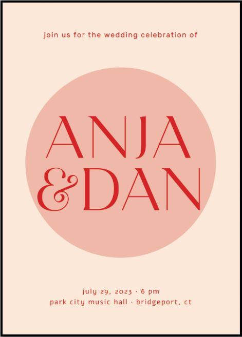 The Wedding Website of Anja Filan and Dan Hundt