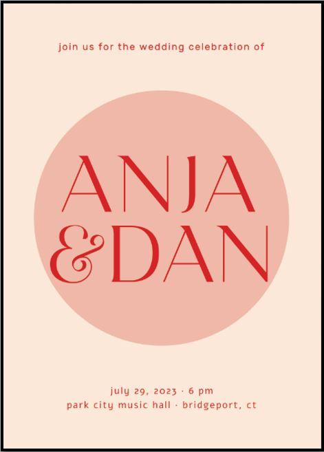 The Wedding Website of Anja Filan and Dan Hundt