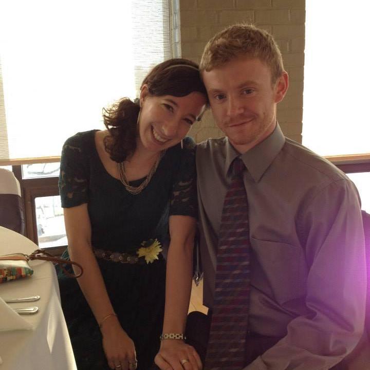 Our first wedding together