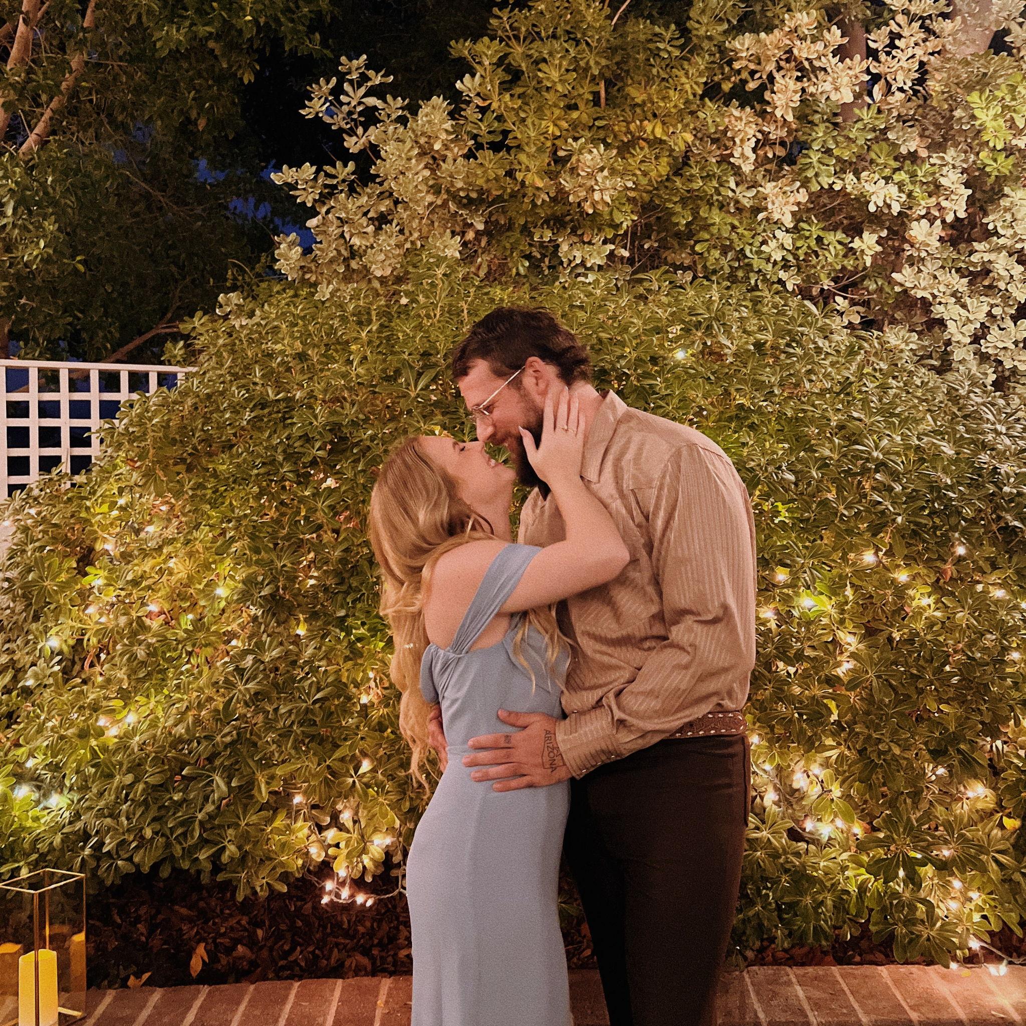 Us at my dad's wedding.