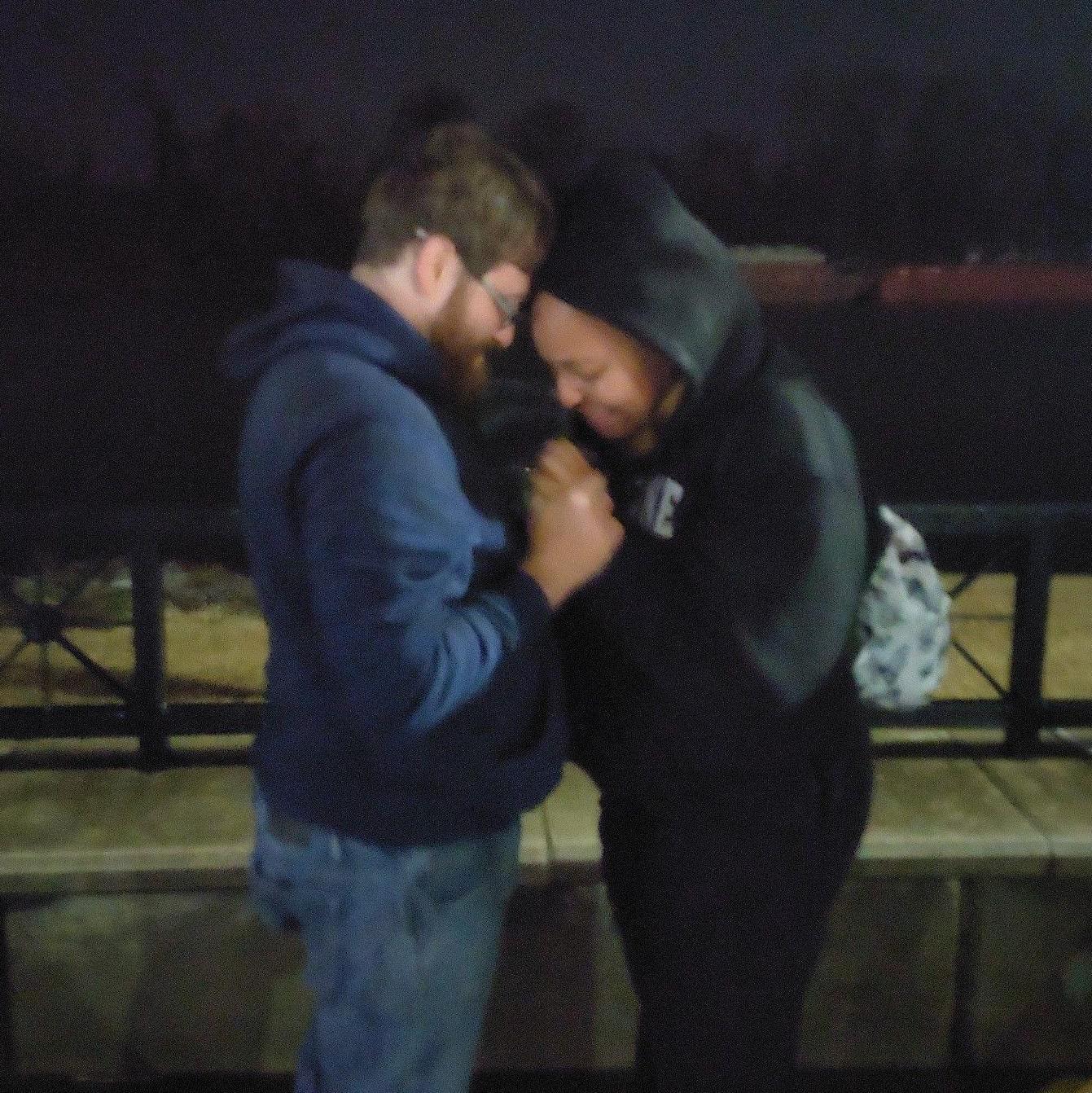 Our Signature Pose Strikes Again—This Time on the Best Night Ever!