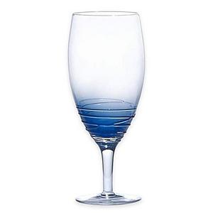 Mikasa® Swirl Iced Beverage Glasses in Cobalt (Set of 4)