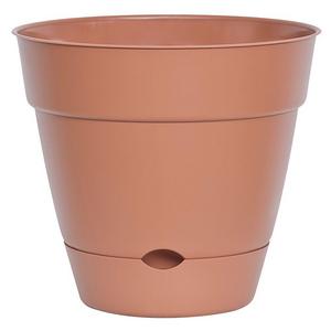 Newbury 16 in. x 16 in. Light Terra Self-Watering Poly Planter