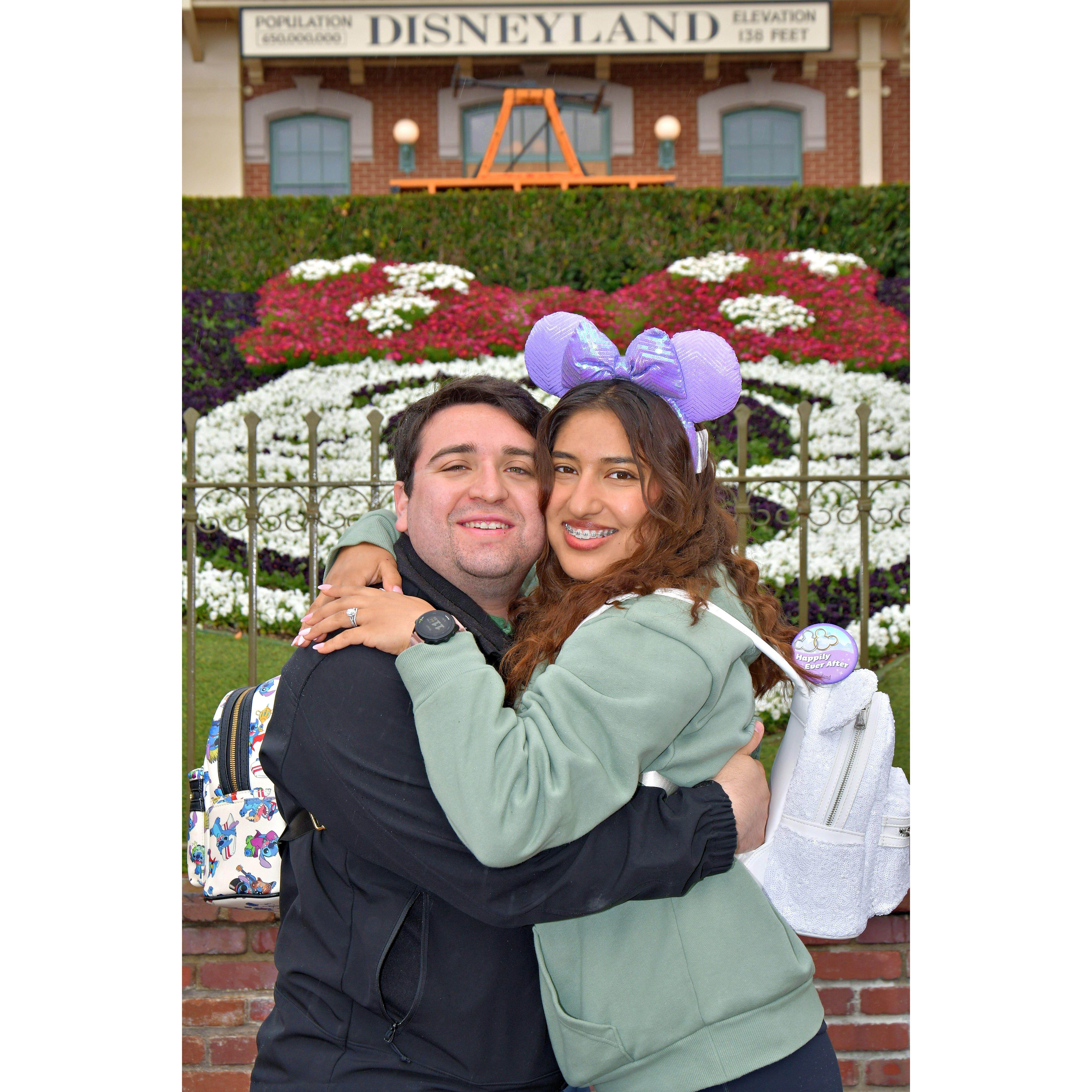 Our first trip to Disneyland together!