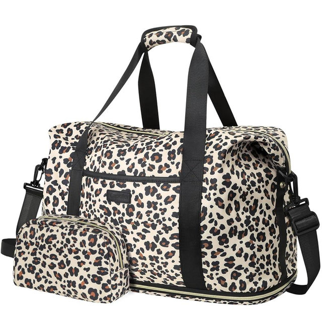 Expandable Travel Duffle Bags Weekender Overnight Bags for Women Men Hospital Bag for Women Labor Delivery with Toiletry Bag Waterproof