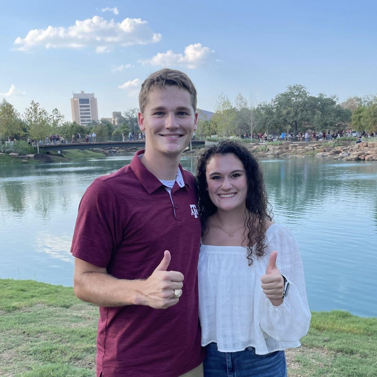Mason's Aggie Ring Day! Whoop!