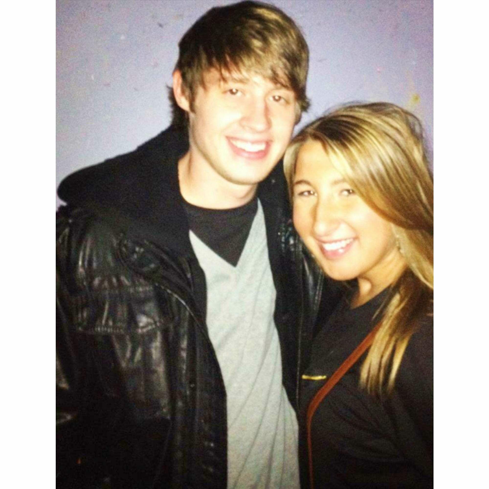 Our first photo together (2011)