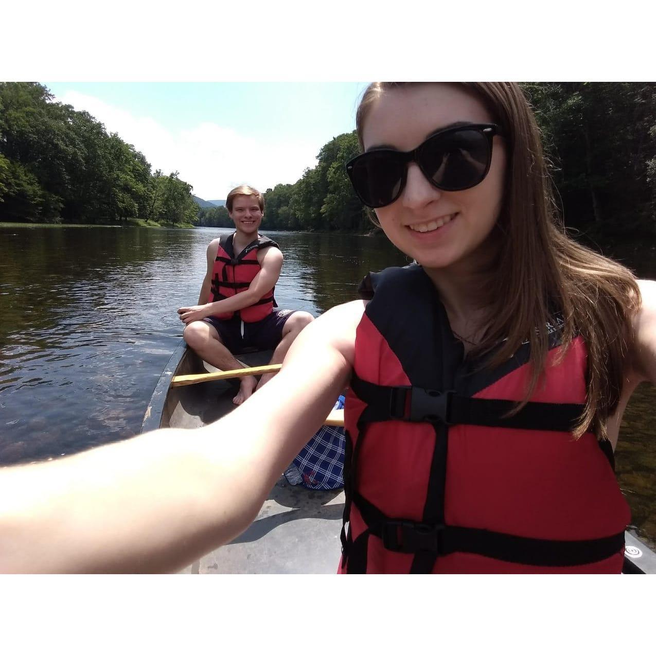 Kayaking in the Potomac River