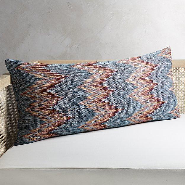 36"x16" Senica Multicolored Pillow