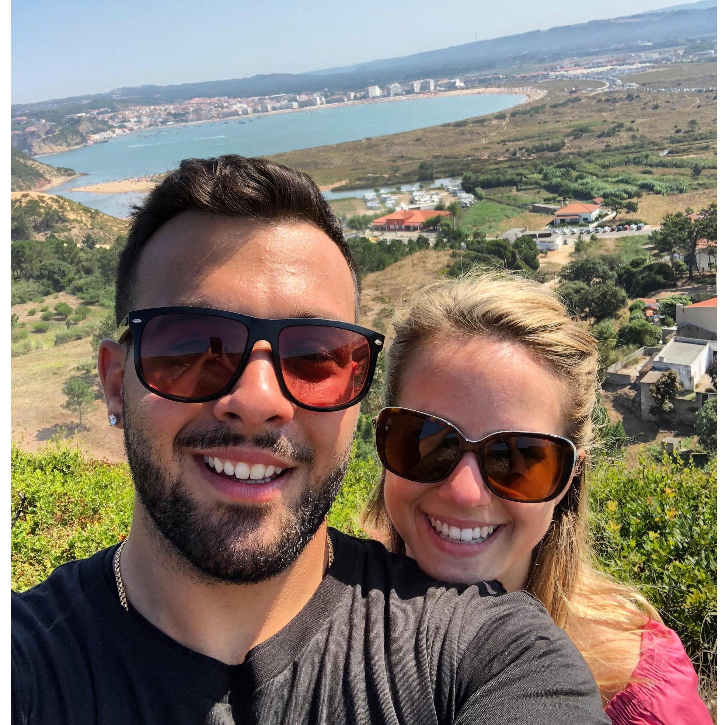 This is us the day after we got engaged in the motherland of PORTUGAL !