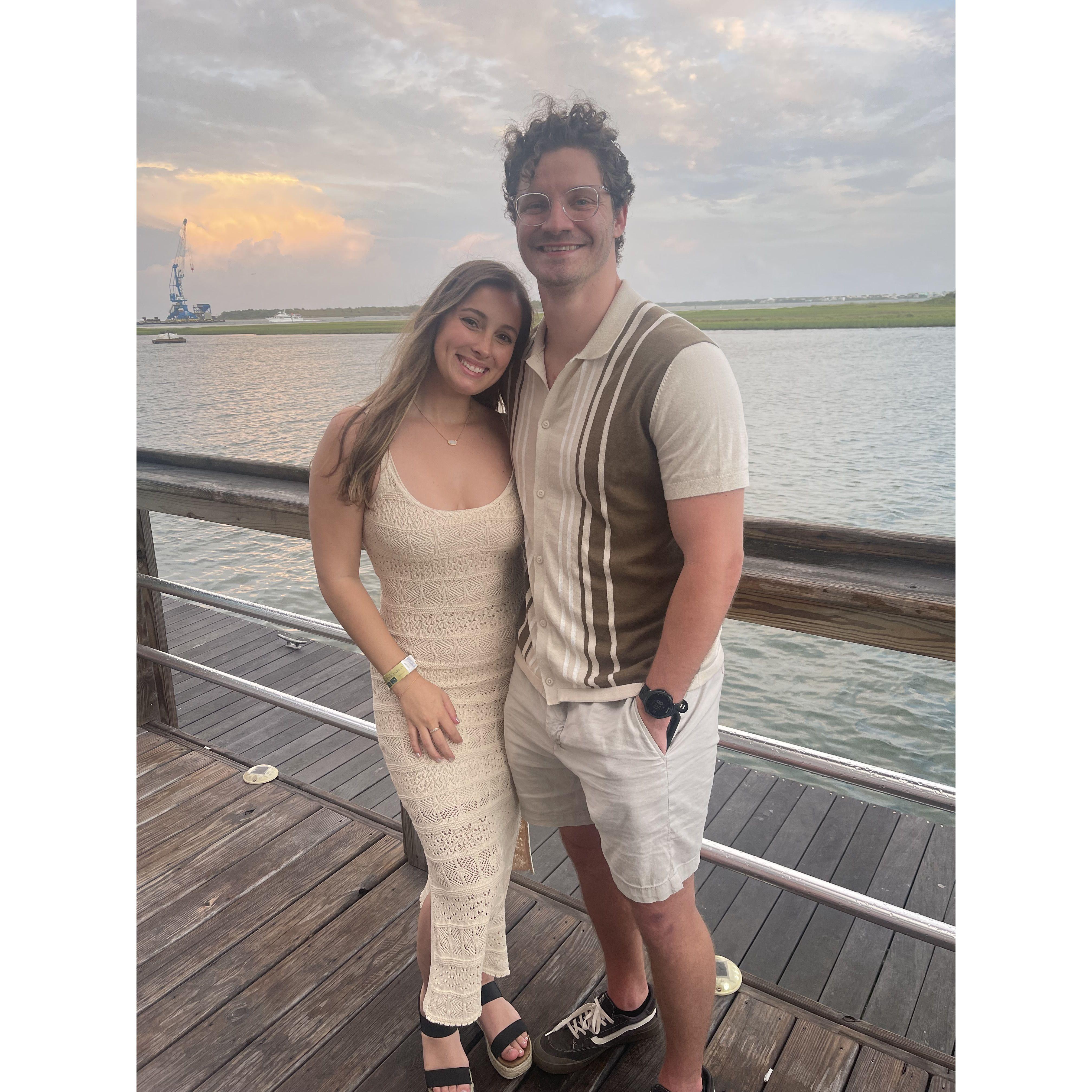 A picture of us at the beach.