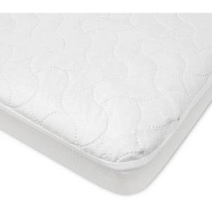 American Baby Company Waterproof Fitted Porta/Mini Crib Protective Mattress Pad Cover, White