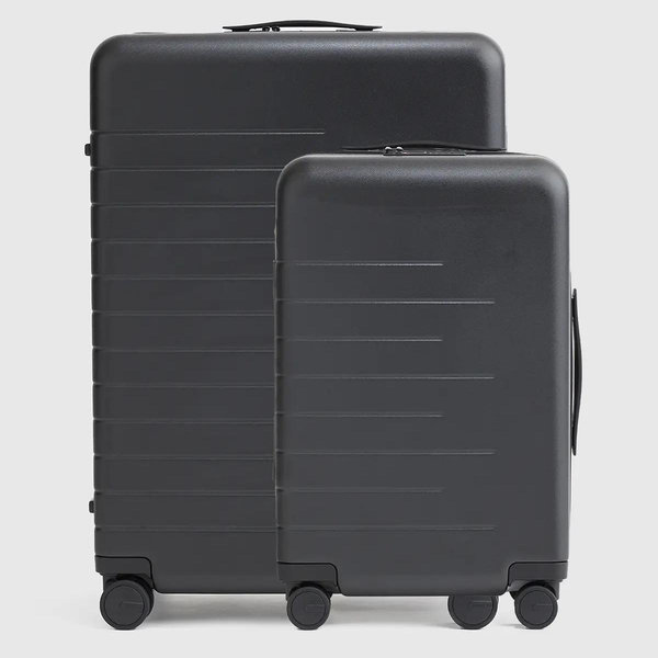 Small Carry-On & Large Check-In Suitcase Set - Black