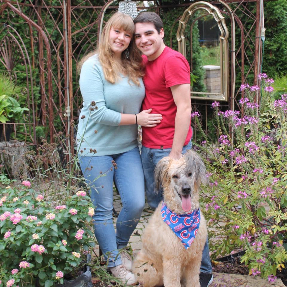 We love spending time at Sara's aunt Linda's house just outside Chicago -- her beloved dog Avi will always be in our hearts!