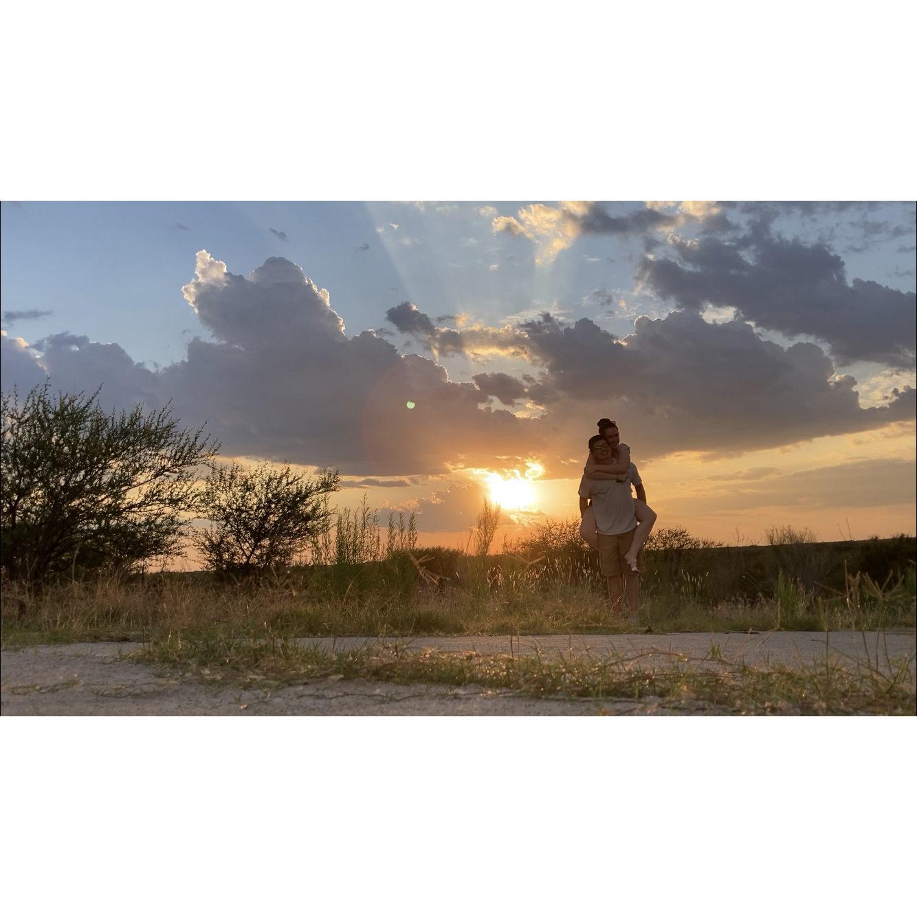 June 2021: Sunset Photo in Del Rio Texas