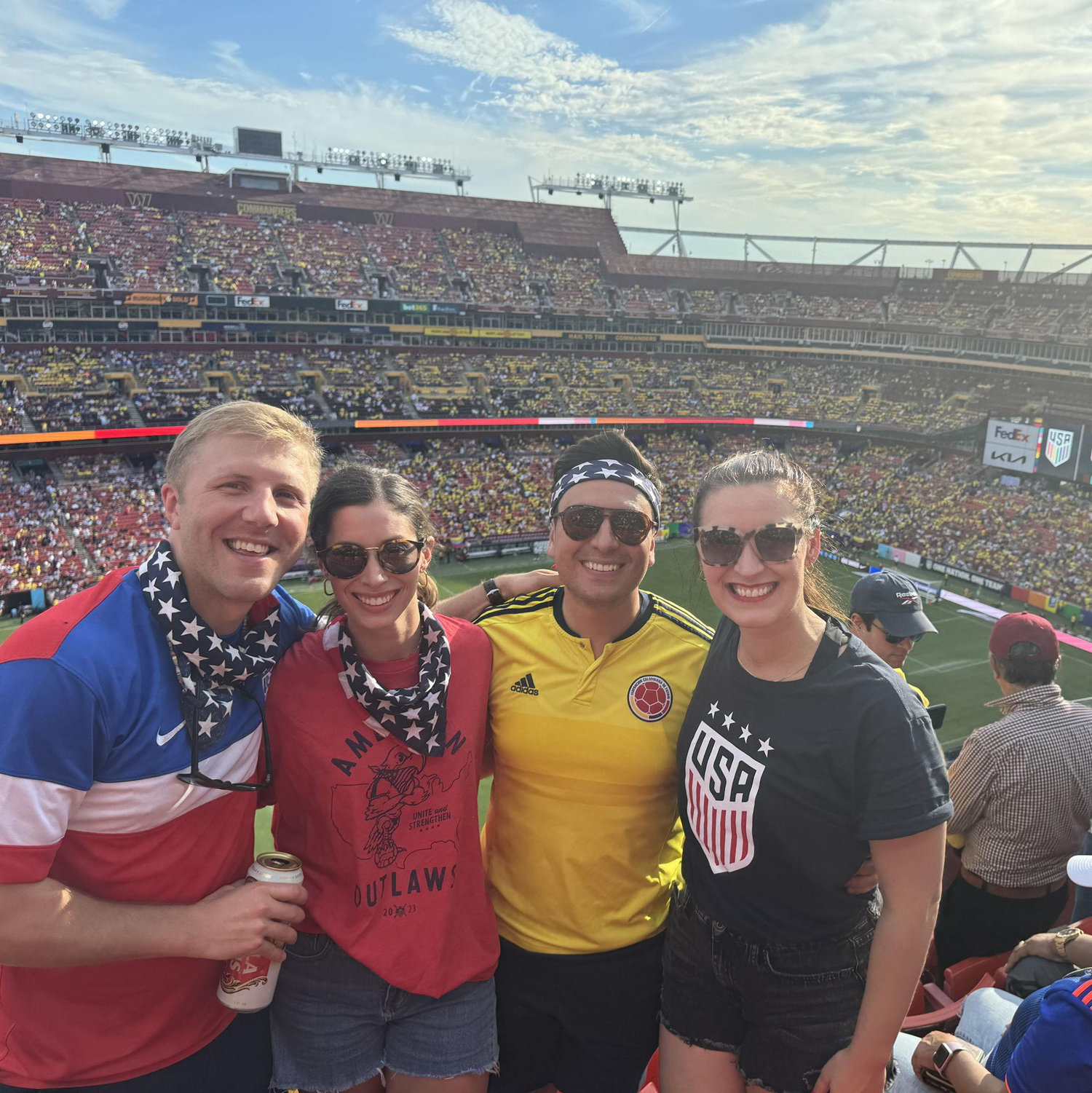 Experiencing Colombia vs USA !!
