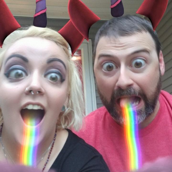 This is what we look like when we're not in public